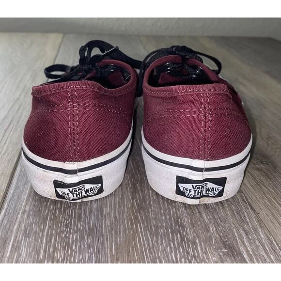 Vans Unisex Of The Wall 721454 Red Black Sneaker Shoes US Size M 4.5 / W 6 - Picture 7 of 10